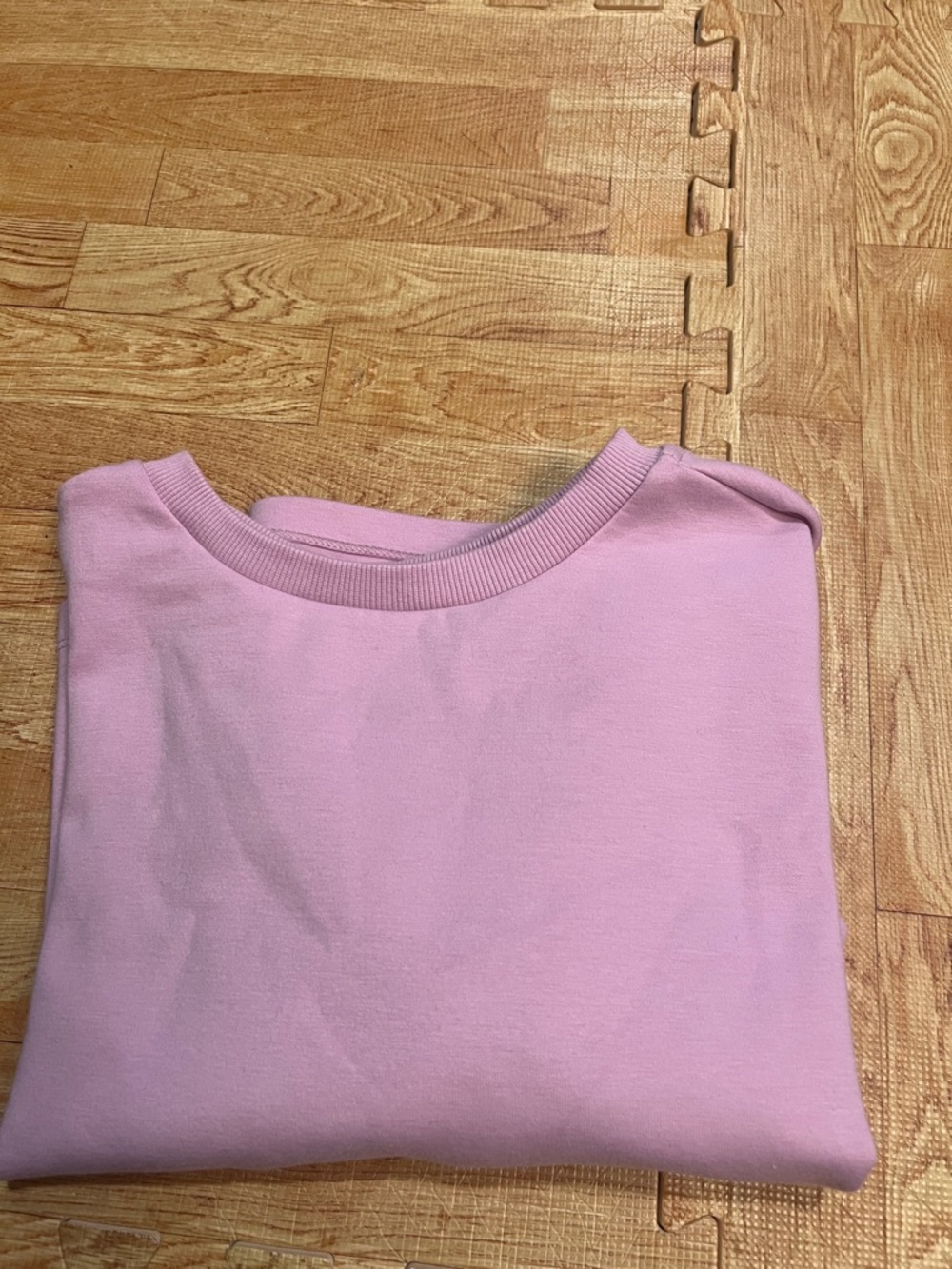 Lee Cropped Top Size M Y2K Pastel Pink Boxy Fit Short Sleeve Tee
